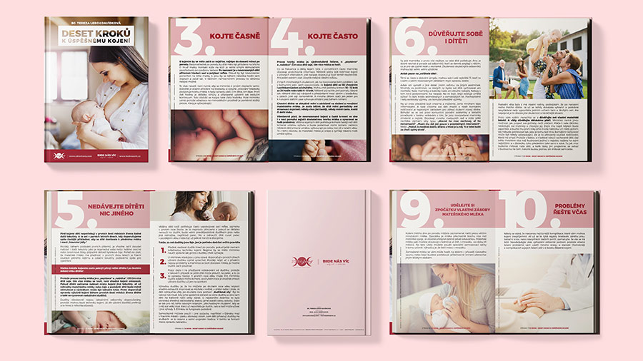 V e-booku Deset kroků k úspěšnému kojení se dozvíte vše potřebné k tomu, aby kojení byla přirozená součást vašeho mateřství.